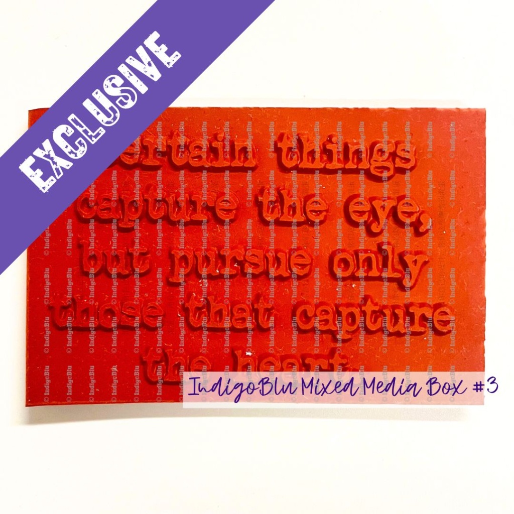 Mixed Media Box 3 Leonie's Indian Dream IndigoBlu